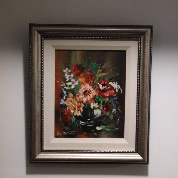 Vintage Original on Canvas Painting by Guy Beland - Picture 9 of 12